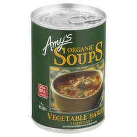 Amys Soups, Low Fat, Organic, Vegetable Barley - 14.1 Ounce 