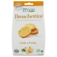 Asturi Bruschettini, Garlic & Parsley - 4.23 Ounce