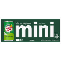 Canada Dry Soda, Ginger Ale, Mini - 10 Each 