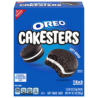 OREO OREO Cakesters Soft Snack Cakes, 5 - 2.02 oz Snack Packs - 10.1 Ounce 