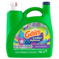 Gain Detergent, 2-in-1, Odor Eliminators + Super Fresh Blast