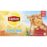 Lipton Iced Tea, 100% Natural, Bags, Family Size - 48 Each 