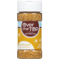 Over the Top Sugar Crystals, Twinkle Gold - 4 Ounce 