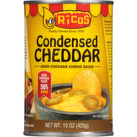 Ricos Cheese Sauce, Condensed Cheddar, Aged - 15 Ounce 