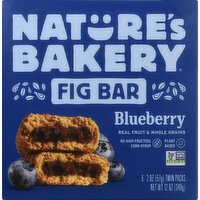 Natures Bakery Fig Bars, Blueberry, Twin Pack - 6 Each 