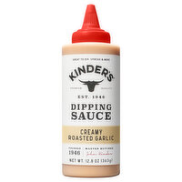 Kinder's Dipping Sauce, Creamy Roasted Garlic - 12.8 Ounce 