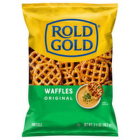 Rold Gold Pretzels, Waffles, Original - 3.5 Ounce 