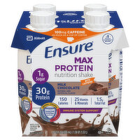 Ensure Nutrition Shake, Milk Chocolate - 4 Each 