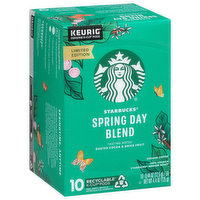 Starbucks Coffee, Ground, Medium Roast, Spring Day Blend, K-Cup Pods