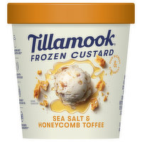 Tillamook Frozen Custard, Sea Salt & Honeycomb Toffee