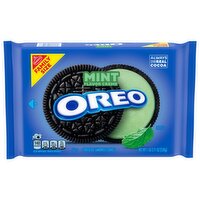 OREO Mint Creme Chocolate Sandwich Cookies, Family Size, 18.71 oz