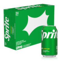 Sprite Soda, Lemon-Lime, 24 Cans - 24 Each 