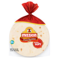 Mission Tortillas, Flour, Fajita - 20 Each 