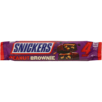 Snickers Brownie Squares, Peanut, 4 Squares