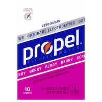 Propel Electrolyte Water Beverage Mix, Berry, 10 Pack