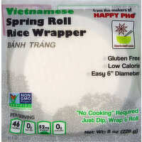 Star Anise Foods Rice Wrapper, Spring Roll, Vietnamese - 8 Ounce 