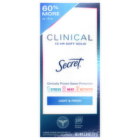 Secret Antiperspirant/Deodorant, Light & Fresh, 72 Hr, Soft Solid