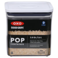 Oxo Pop Container, Lid A, 2.8 Quart - 1 Each 