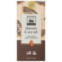 Endangered Species Dark Chocolate, Almonds & Sea Salt, 72% Cocoa