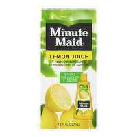 Minute Maid Lemon Juice, From Concentrate - 7.5 Fluid ounce 