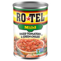 Ro-Tel Tomatoes & Green Chilies, Mild, Diced - 10 Ounce 