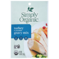 Simply Organic Gravy Mix, Turkey Flavored - 0.85 Ounce 