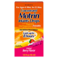 Motrin Ibuprofen, Concentrated, Infants' Drops, Original Berry Flavor - 0.5 Fluid ounce 