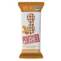 PERFECT BAR Gluten-Free Salted Caramel Cashew Butter and Peanut Butter Protein Bar, 2.2 oz - 2.2 Ounce 