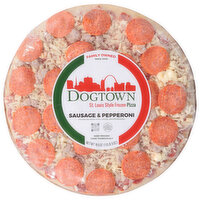 Dogtown Frozen Pizza, Sausage & Pepperoni, St. Louis Style - 16.5 Ounce 