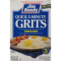 Jim Dandy Grits, Quick 5-Minute, Enriched - 1 Pound 