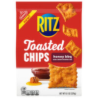 Ritz Chips, Toasted, Honey BBQ - 8.1 Ounce 