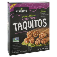 Starlite Cuisine Taquitos, Chick'n - 8 Each 