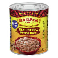 Old El Paso Refried Beans, Traditional, Value Size - 31 Ounce