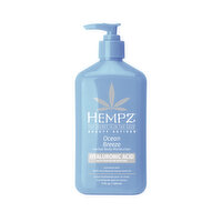 Hempz Beauty Actives Ocean Breeze Herbal Body Moisturizer with Hyaluronic Acid - 17 Fluid ounce 