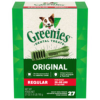 Greenies Daily Dental Treats, Original, Regular - 27 Each 