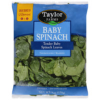 Taylor Farms Baby Spinach - 6 Ounce 