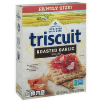 Triscuit Crackers, Roasted Garlic, Family Size - 12.5 Ounce 