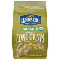 Lundberg Family Farms Rice, Gourmet, Organic, Long Grain, Brown - 32 Ounce