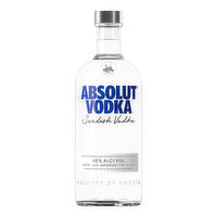 Absolut Vodka, Swedish - 750 Millilitre 