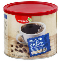 Brookshire's Coffee, Ground, Dark, Smooth Satin - 24.2 Ounce 