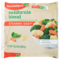 Brookshire's Steamin' Easy California Blend, Broccoli, Cauliflower & Carrots - 10.8 Ounce 