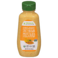 Primal Kitchen Mustard, Organic, Spicy Brown - 12 Ounce 