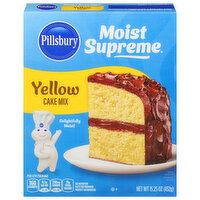 Pillsbury Cake Mix, Yellow - 15.25 Ounce 