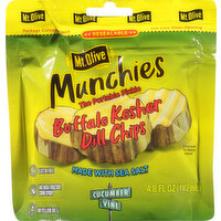 Mt Olive Pickles, Buffalo Kosher Dill Chips - 4.8 Fluid ounce 