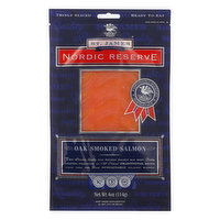 St James Salmon, Oak Smoked, Thinly Sliced - 4 Ounce