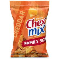 Chex Mix Snack Mix, Cheddar, Savory, Family Size