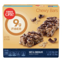 Fiber One Chewy Bars, Oats & Chocolate - 5 Each 