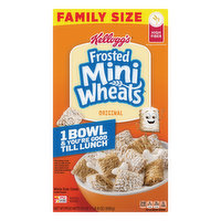 Kellogg's Cereal, Whole Grain, Frosted Mini Wheats, Original, Family Size