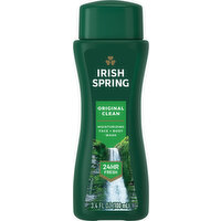 Irish Spring Moisturizing Face + Body Wash, Original Clean - 3.4 Fluid ounce 