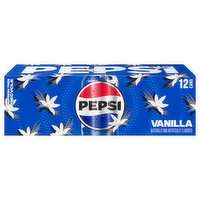 Pepsi Soda, Vanilla - 12 Each 